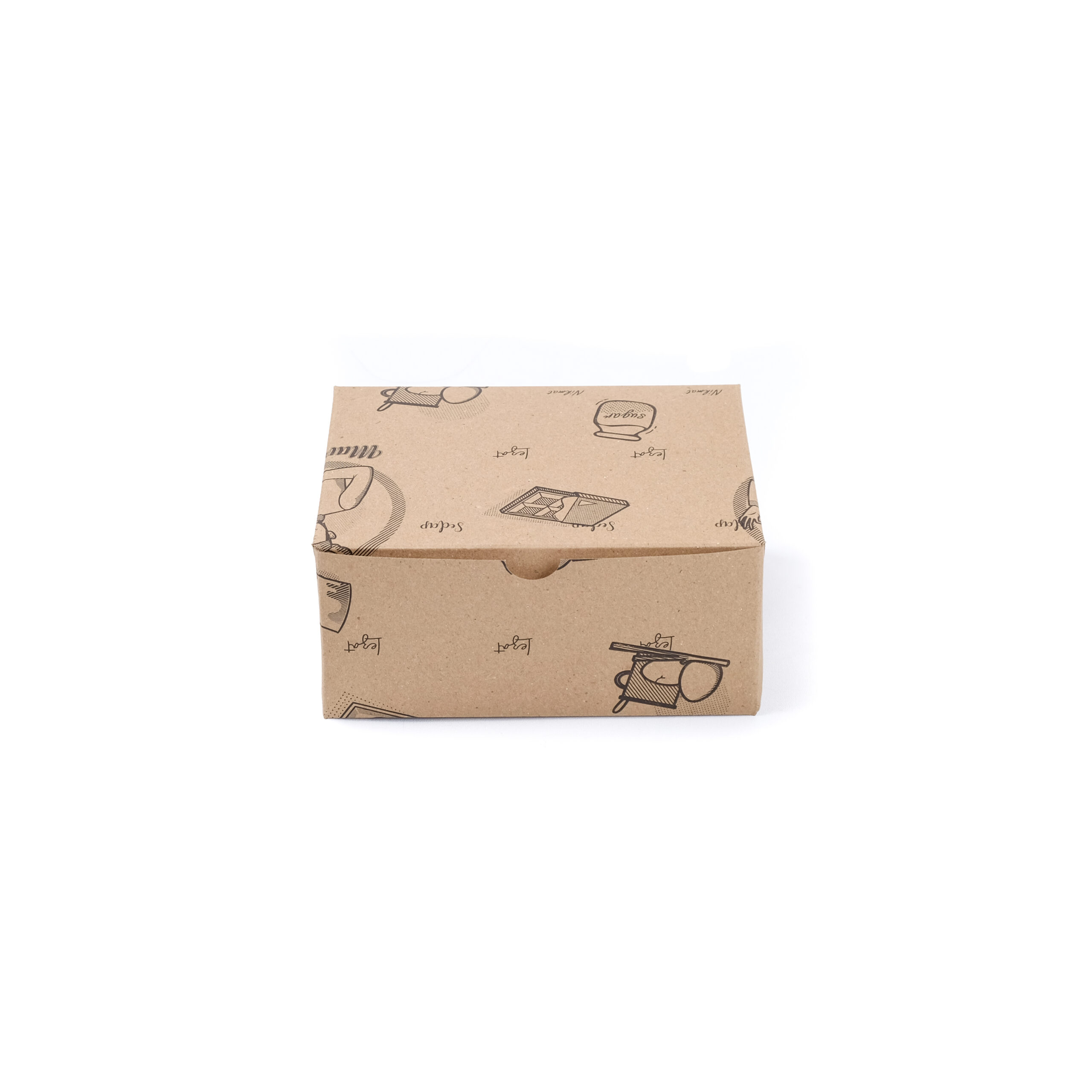 Kemasan kertas Aldo Pack dengan cetak logo