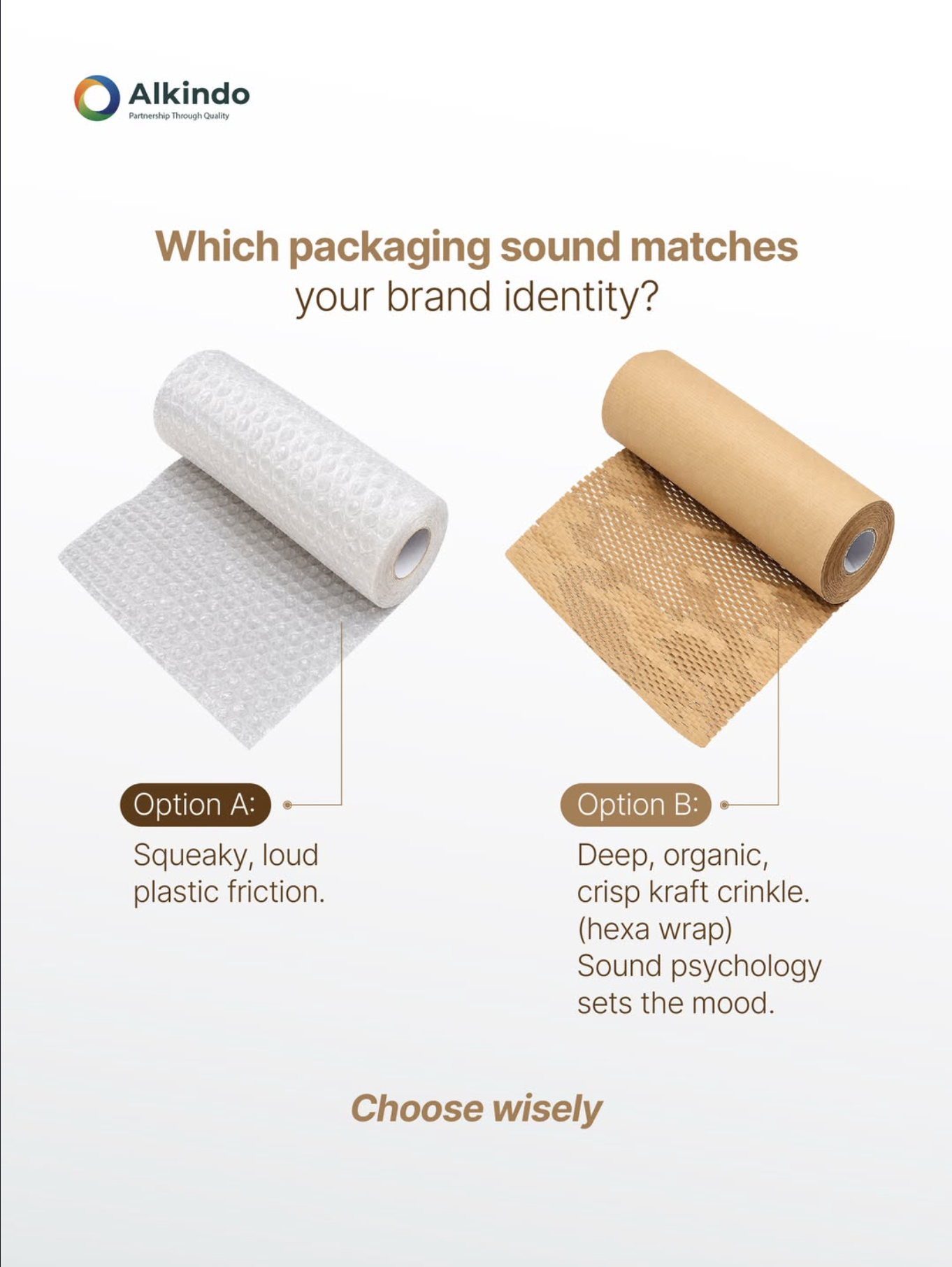 Perbandingan bubble wrap plastik dan Hexa Wrap