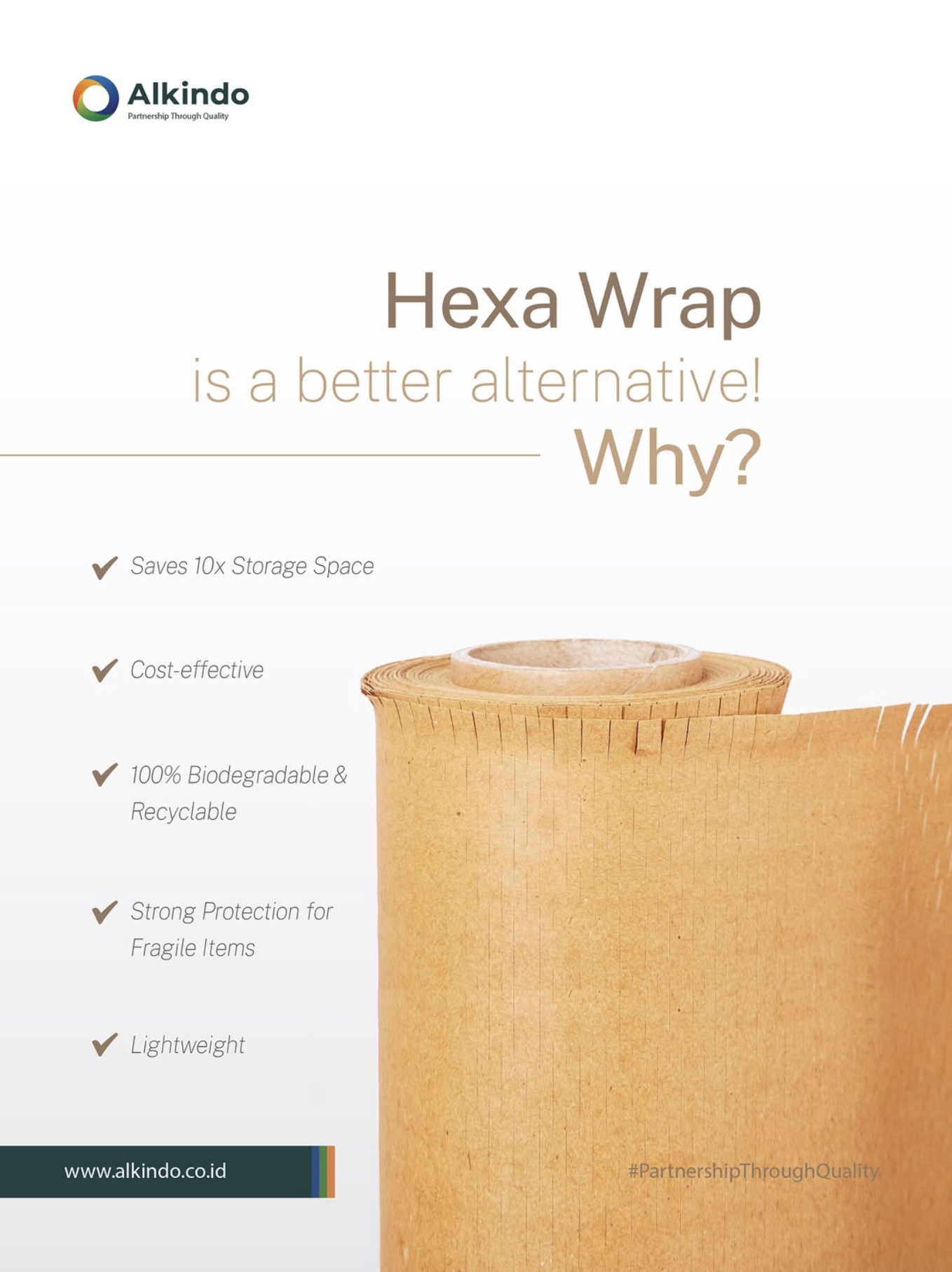 Penggunaan Hexa Wrap pada proses pengemasan