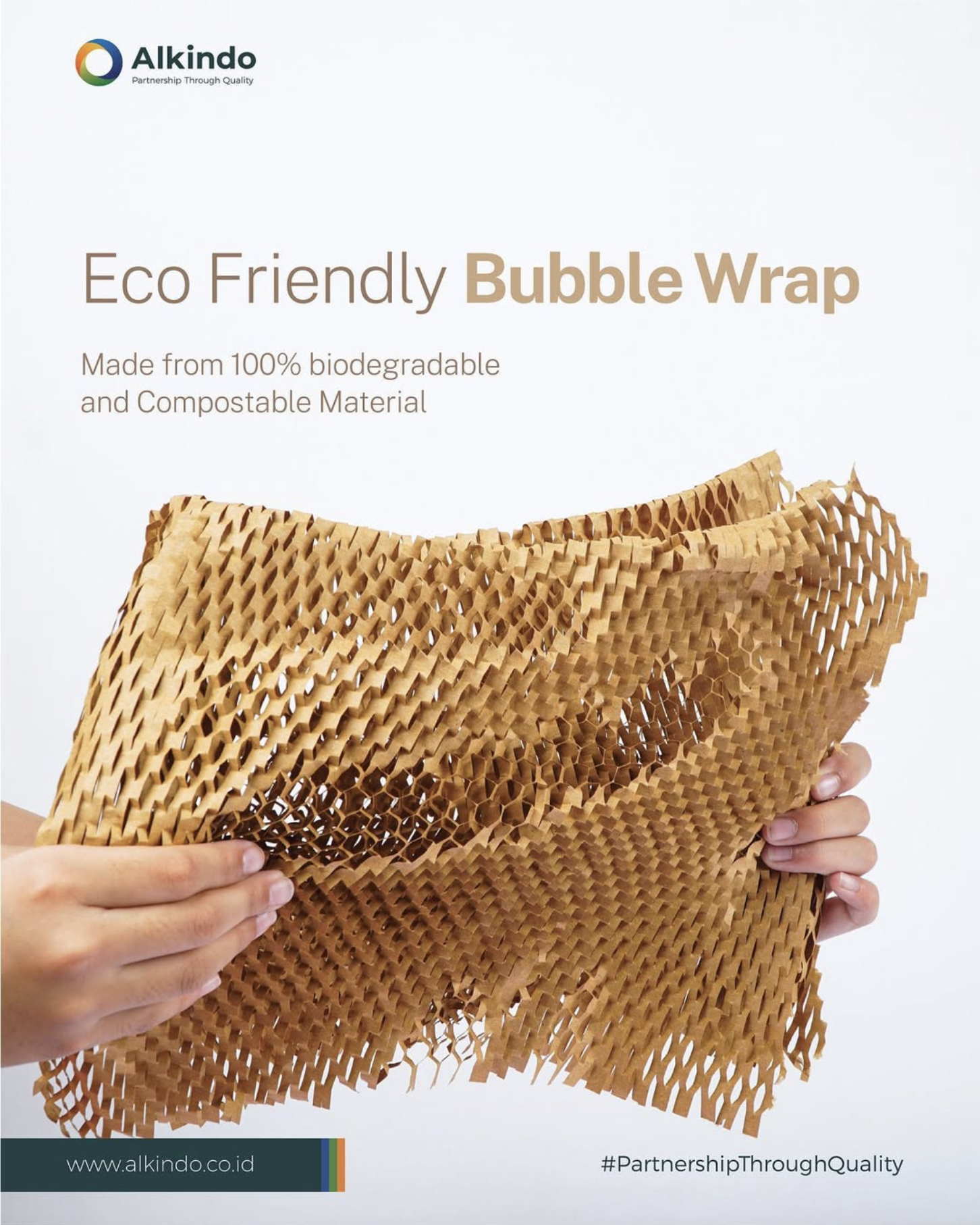 Paket terbungkus Hexa Wrap